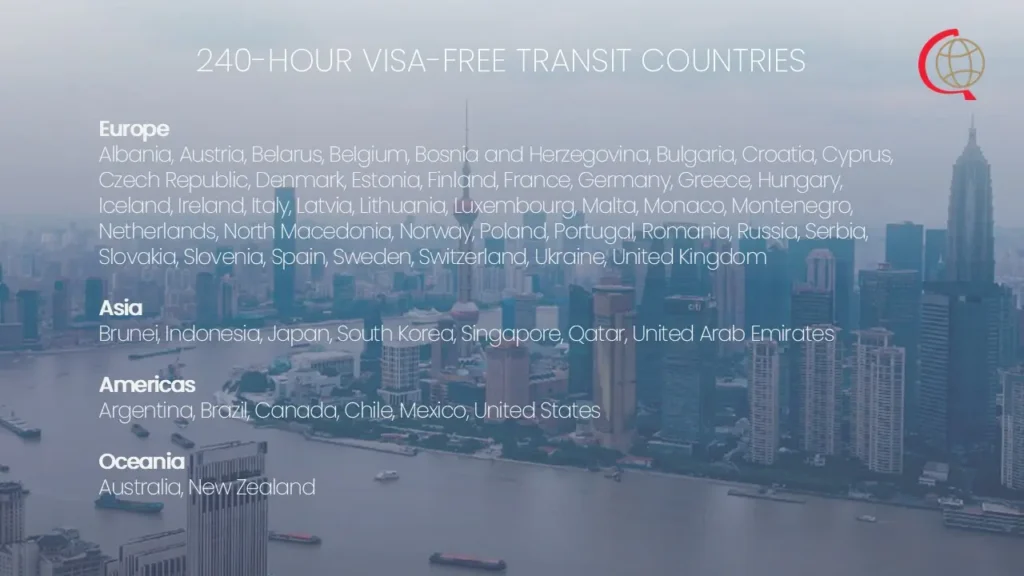 Chinese Visa-Free Transit Policies